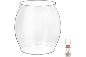 IFERLA Lantern Glass Replacement for Coleman 200a Globe, Replace R690B051, Glass Globe for Fueled Lanterns for Coleman, Propane Lantern Replacement Globe Part, Glass Globe for Gas Lamps, Camping Lanterns