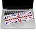Kuzy Stickers UK Great British Flag Keyboard Skin for MacBook Pro 13