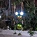 Solar Garden Lights Outdoor Garden Decoration Outdoor Flower Basin Solar Lamp Outdoor Access Drainage Lowerpot Spring Garden Logo Fairytale Garden Metal Animal Frog Statuette