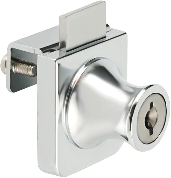 Sayayo Locks Glass Door Lock with Keys, Single Display Showcase