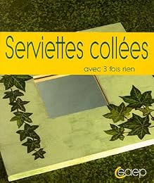 Serviettes collées