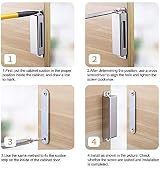 Mousike Magnetic Door Catch 20 lb Stainless Steel 6 Pack 45mm Cabinet Latch view 7