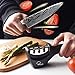 MYVIT Chef Knife Pro Kitchen Knives 8 inch Japanese Chefs Knife Cooking Sushi Professional for Vegetables Meat Chopping [Knife Sharpener Knife Sheath]