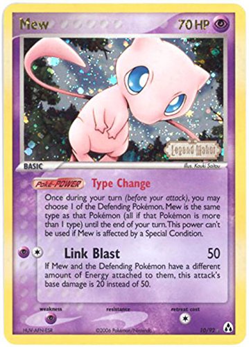 Amazoncom Pokemon Mew 10 Ex Legend Maker Reverse