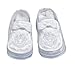 Lauren Madison Baby boy Christening Baptism Satin Loafer Style Shoes, White, Small