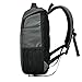 Koolerpek School Laptop Backpack for Men in Gray, Business Daypack for Macbook computer up to 15.6 inches
