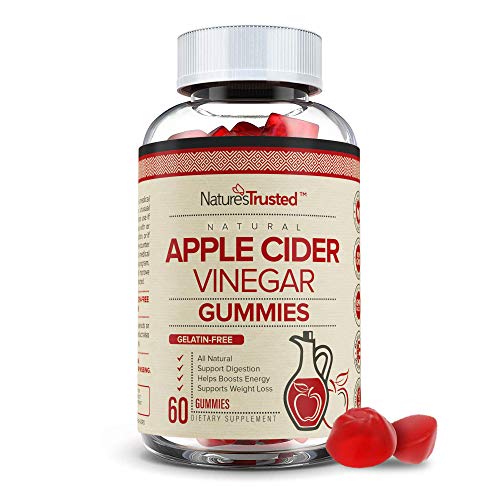 Premium Apple Cider Vinegar Gummies - Organic, Vegan, Gluten Free, Non-GMO, with