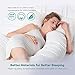 Sable Body Pillow Pregnancy Maternity with Adjustable Elastic Band, Ergonomic Maternity Pillow for Comfortable Sleeping & Nursing Support (Machine Washable Zipped Cover, Hypoallergenic Fill)