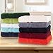 SUPERIOR Ultra-Soft 3-Piece Cotton Towel Set, Daily Use for Bathroom, Guest Room, Quick Dry, Set Includes 1 Bath Towel, 1 Hand Towel, and 1 Washcloth, Essential Plush Towels for Home - Forest Green