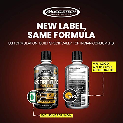 l-carnitine muscletech L Carnitine Liquid | MuscleTech L-Carnitine Supplement | 1500 mg of Acetyl L -Carnitine | Post Workout Muscle Recovery | Amino Acids Supplement | Citrus  Splash, 16 fl. oz in Saudi Arabia