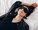 Sleep Mask for Comfortable Sleeping – Contoured & Adjustable Eye Mask and Bonus Ear Plug Set, Super Soft Blindfold with Easy Strap which Blocks Light - For Day Sleeping, Naps & Night.(Black)