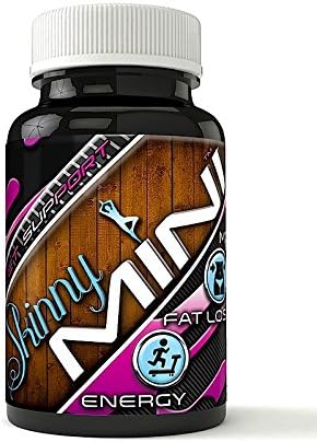 Skinny Mini Detoxifying Fat Burner and Diet Aid for Women โข Gentle No Jitters Formula โข Powerful Antioxidants Combat Stress โข Lightens Mood โข Tighten โข Tone โข Made in USA โข Vegan Friendly