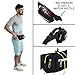 Pro Helios Premium Fanny Pack for Men Women Water Resistant Waist Bag for Outdoor Activities, Traveling, Hiking, Biking, Running | Fannie Pack for Women (Black)