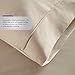 HC COLLECTION Bed Sheets Cal King, Hotel Luxury Platinum 1800 Series Brushed Microfiber Flat Sheet Deep Pocket Fitted Sheet and 2 Envelope Pillowcases, Ultra Soft 4 Pcs Bedding for Hot Sleepers, Taupe