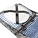 Zelancio Double Lid Picnic Wicker Basket for Two Persons, Large