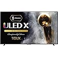 Hisense 110-Inch Class Mini-LED Premium ULED X Series 4K Google Smart TV with Alexa Compatibility, QLED, 144Hz, Dolby Vision Atmos, HDR10+, 4.2.2 Ch Audio, Hands Free Voice Control (110UX, 2024 Model)