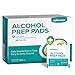 Winner Sterile Alcohol Prep Pads, 4-Ply Square Cotton Pads Well-Saturated in Alcohol, 200 Alcohol Wipes (2.36