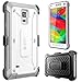 Samsung Galaxy Note 4 Case, SUPCASE [Heavy Duty] Belt Clip Holster Case for Galaxy Note 4 [Unicorn Beetle PRO Series] Full-body Rugged Hybrid Protective Cover with Built-in Screen Protector (White/Gray), Dual Layer Design + Impact Resistant Bumper