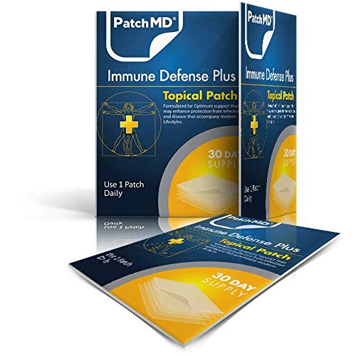 PatchMD - Immune Defense Plus Topical Patch - Supports a Healthy Immune System - 30 Day Supply