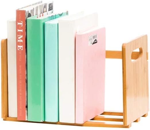 BOOKSHELF Escritorio Estante de Madera Sólida Libros de Comestibles de
