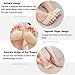 Wecando 5 Pairs Fore Foot Cushion Sole Protectors Covers Pads Toe Separating Socks (Khaki)