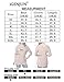 iGENJUN Women's Hollowed Out Cold Shoulder Half Sleeve Tops,L,Light Blue