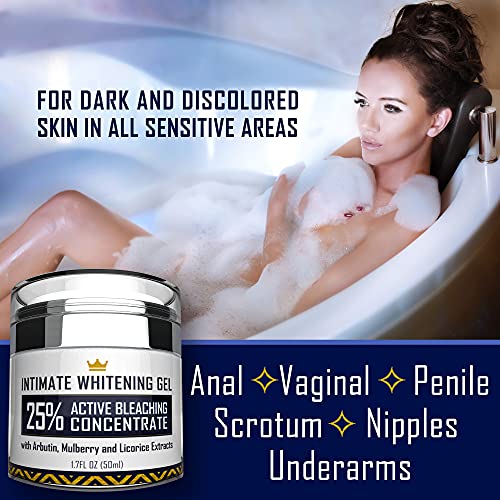 Intimate Whitening Cream Made in USA Skin Lightening Gel for Body