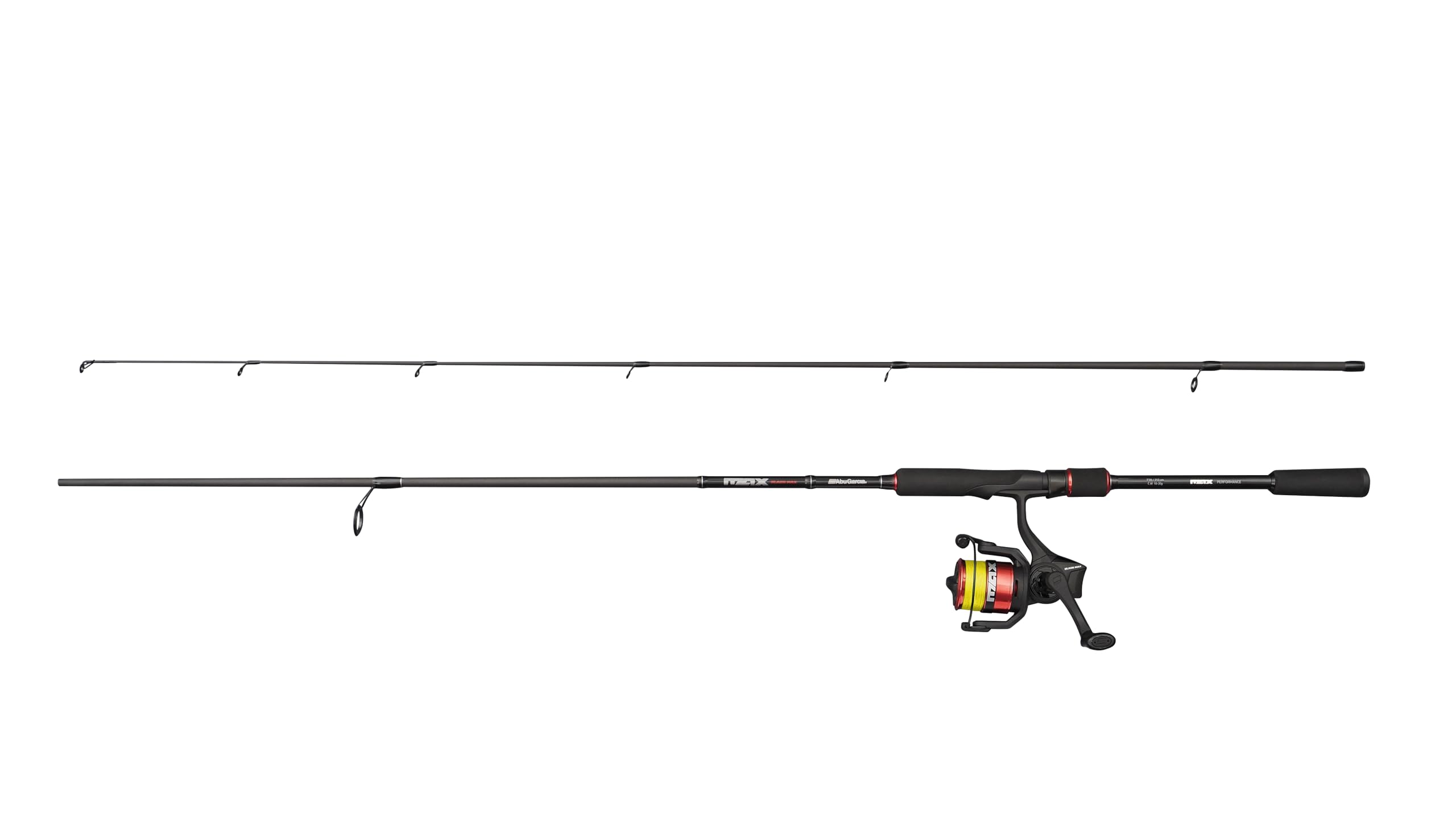Abu Garcia Black Max Spinning Combo, Freshwater Angler Fishing Rod & Reel Pike Perch & Zander, Strong Leightweight & Versatile, Black, 1.83m Moderate Fast Rod, 2000 Size Reel