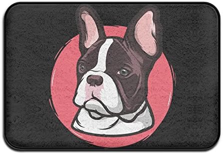 Frenchie French Bulldog Doormats Entrance Rug Floor Mats Doormats Floor Mat 15.7"23.6"