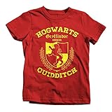 Gryffindor Quidditch Seeker Kids Funny T-Shirt Harry Wizard Potter Hogwarts Cup