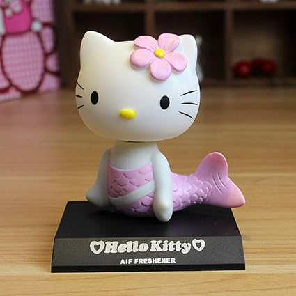 Amazon Com Anime Hello Kitty Bobble Head Car Decoration Dolls