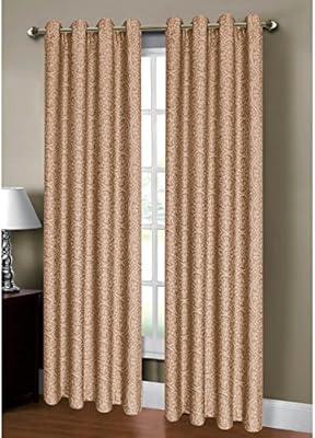 Amazon Com Window Elements Mirabel Jacquard Extra Wide 54 X 84 In