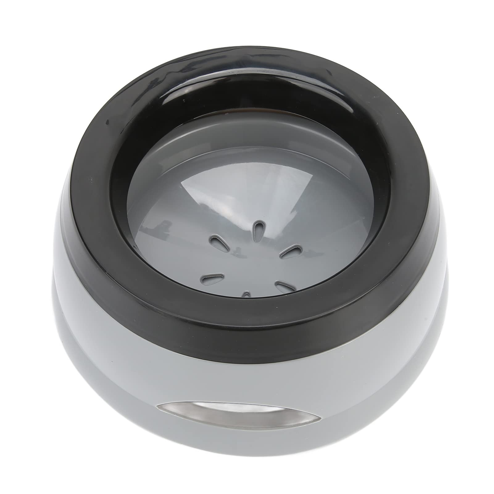 AXOC Dog Water Bowl Safety Toilet PP Gray Non-Slip Dog Car Slow Water Feeder Cat Travel