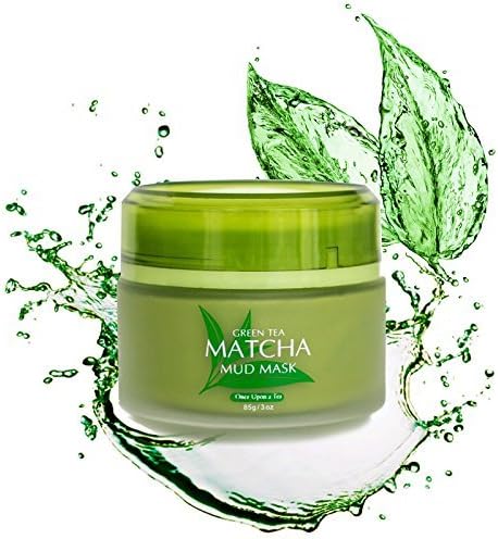 Matcha Vegan Face Mud Mask, Removes Blackheads, Reduces Wrinkles, Nourishing, Moisturizing, Improves Overall Complexion, Antioxidant, Skin Lightening & Anti Aging, All Skin Face Types