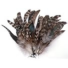 Zucker Strung Chinchilla Feathers, Natural