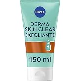 NIVEA Derma Skin Clear Facial Scrub &ndash; Gentle Exfoliating Cleanser with Salicylic Acid &amp; Niacinamide, Refreshing Face Care Formula, Vegan, 150 ml / 5.07 fl oz Tube