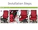 Seiyue Four-Way Stretch Office Chair Cover for Boss Chair, Executive Chair Cover, Meeting Room Chair Back Cover, Office Internet Cafe Armrest Protector, Size Large (Only Cover,No Chair)