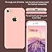 TORRAS [Love Series iPhone 7 Case/iPhone 8 Case, Liquid Silicone Gel Rubber Shockproof Case with Soft Microfiber Cloth Lining Cushion Compatible with iPhone 7 / iPhone 8, Pink