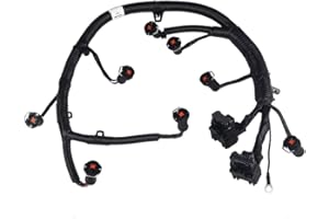 JDMON Compatible with FICM Fuel Injector Engine Complete Wire Harness Ford F250 F350 F450 F550 Excursion Powerstroke 6.0L Diesel 2004-2007 Replaces Part 5C3Z9D930A 5C3Z-9D930-A