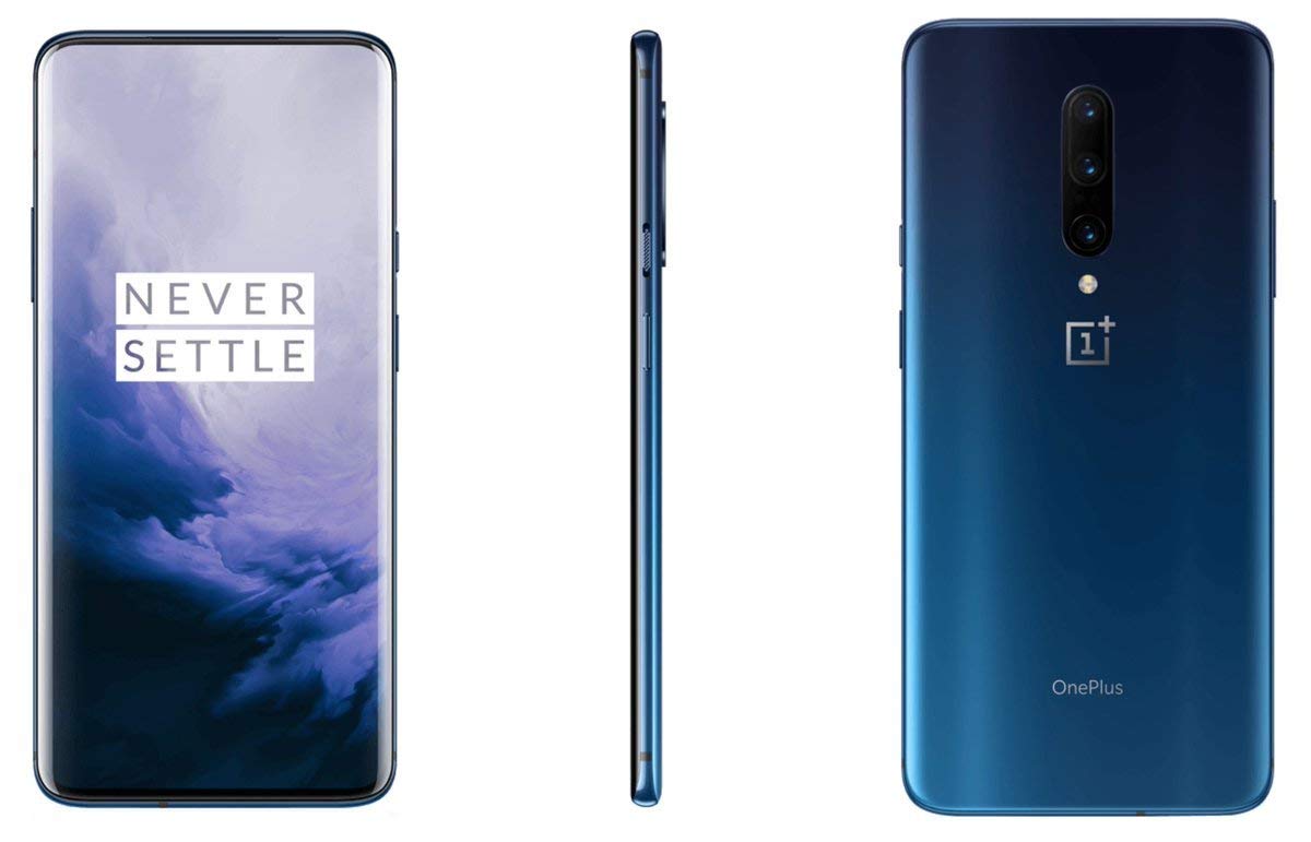 Oneplus 7 Pro GM1910 256GB, 8GB, Dual Sim, 6.67 inch, 48MP Main Lens Triple Camera, GSM Unlocked International Model, No Warranty (Nebula Blue) - Image 3