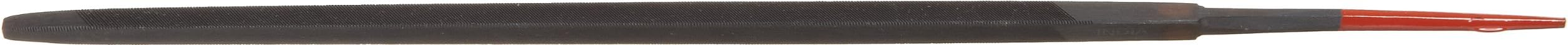 Simonds Triangular Double Extra Slim Taper Hand File, American Pattern, Single Cut, Triangular, Black Oxide Coating, Fine, 7" Length, 17/64" Width