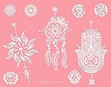 Reusable Micronet Mesh Stencil Tattoo Stencil Template 1 Large Sheet Mes05