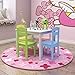 Costzon Kids Table and Chair Set, 5 Piece Wood Activity Table & Chairs for Children Arts, Crafts, Homework, Snack Time, Preschool Furniture, Gift for Boys Girls, Toddler Table and Chair Set (Pastel)