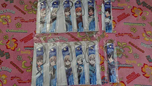 劇場版ストライクウィッチーズ 前売り券特典ストラップ 12人分全員 