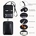 Fireproof RFID Blocking Litter Travel Neck Pouch Outdoors Concealed Small Wallet Passport Holder Pocket Shoulder Bag For Women & Men