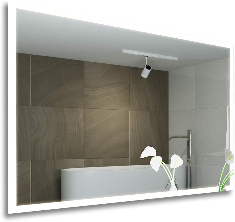 Diamond X Collection Salma Shaver Edge LED Bathroom Mirror With Sensor k842ih
