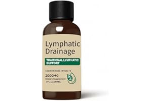 Vunexo Lymphatic Drainage Drops,2000mg Herbal Blend with Elderberry & Echinacea Dandelion 2 fl oz (1 PCS)