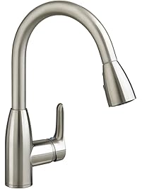 American Standard 4175.300.075 Colony Soft Pull-Down Kitchen Faucet, Stainless Steel