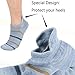 M&Z Mens Low Cut Ankle Reinforced Athletic Antiskid Gym/Sport Comfy Socks 5 Pack