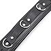HOT TIME Sex Toy Leather Wrist Cuffs Ankle Cuffs Kit with Adjustable Silver Stainless Steel Metal Spreader couple Handcuffs BDSM